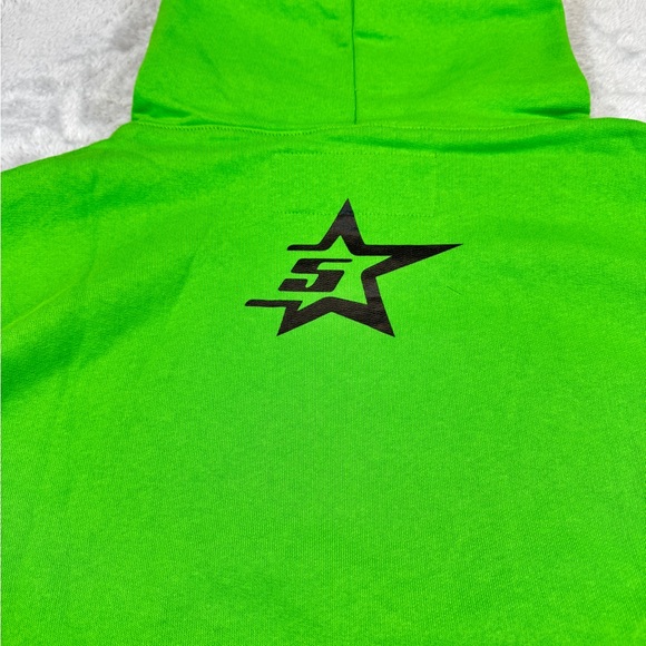 Green Sp5der Graphic Hoodie Unisex Size M - Picture 9 of 14